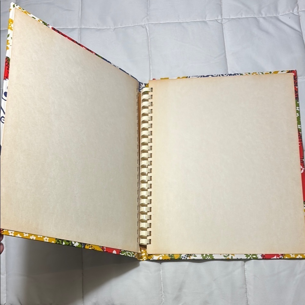 Vintage Colorful Patchwork Photo Album Notebook 1970s - Picture 2 of 6